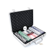 Metal Çantalı 200 Chipli Poker Oyunu Alk1500