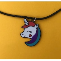 Unicorn Kolye Unisex İpli Kolye Pytkkoly317 Çok Renkli
