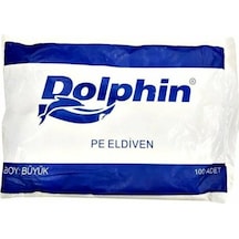 Dolphin Tek Kullanımlık Şeffaf Eldiven 100 Lü