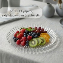 Selen Concept Papatya Model Cam Tabak Tekli Şeffaf