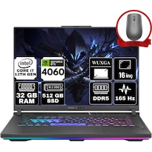 Asus Rog Strix G16 S5116H21 U9-275HX 96 GB 512 GB SSD 8 GB RTX5070 16" W11P Dizüstü Bilgisayar