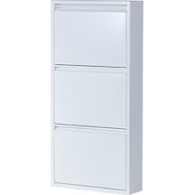 Kaser Metal 3'lü Beyaz Ayakkabılık