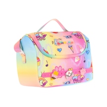 Kaukko Kids Isı Yalıtımlı, Silikon Aksesuarlı Beslenme Çantası - Mavi Sarı - Kız Çocuk - L7244 Mavi - Sarı