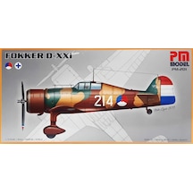 Fokker D-xxı Pm Model Demonte Plastik Uçak Maket Kiti