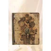 Mücevher Kutusu Kitap Şeklinde Ahşap El Yapımı Hand Made