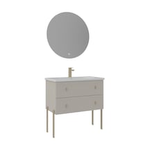 Orka Milazzo 80 Cm Callisto Ayaklı Banyo Dolabı Takımı Beyaz