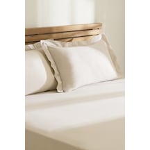 Kaşmir Home Basic %100 Pamuk Çift Kişilik Çarşaf Takımı Bej Bej