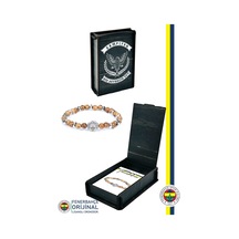 Fenerbahçe Lisanslı Fb Thuja Bileklik Hediyelik Ahşap Kutulu