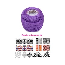 Tedar Kaplan Etamin Ve Kanaviçe İpi 8 No Kod/renk: 550 - Royaleks Najmaddin (No:1) 8.5Cm X 10.5 Cm