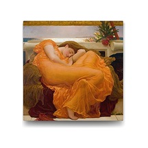 Frederic Leighton - Haziran Alevi Tablosu - 40x40cm