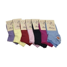 Çok Renkli 7'Li Modal Çorap Çok Renkli