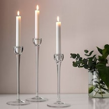20 Adet 19 Cm Beyaz Şamdan Mumu (550788666)