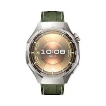 Watch Gt6 Pro 46mm Uyumlu Metal Tokalı Dikiş Detaylı Dokuma Silikon Kordon Şık, Rahat, Terletmeyen Ve Ayarlanabilir Akıllı Saat Kayışı