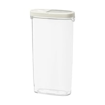 Ikea 365+ Gıda Saklama Kabı 2,3 L 17 X 8 X 30 Cm Şeffaf Beyaz Şeffaf - Beyaz
