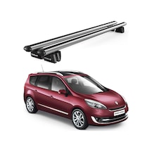 Pençe Renault Scenic 7 Posti 2009-2013 Uyumlu Gri Ara Atkı Port Bagaj Tavan Barı