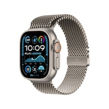 Apple Watch Ultra 2 GPS + Cellular 49 MM Titanyum Kasa Titanyum Milano Loop Large Akıllı Saat (Apple Türkiye Garantili)