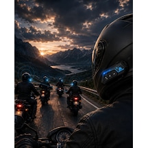 Motosiklet Kaskı İçin Bluetooth Kulaklık Hands Free Çağrı Özellikli