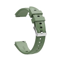 Caseonn Huawei Watch Gt 5 41mm Kordon Prizma Tokalı Spor Silikon Kayış Yeşil