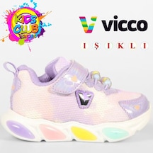Vicco Gelato Işıklı Ortopedik Çocuk Spor Ayakkabı Lila
