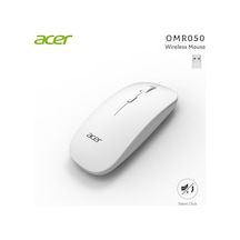 Acer Omr050 Beyaz Kablosuz Sessiz Tuşlu Mouse 1000-1200-1600 Dpı 001
