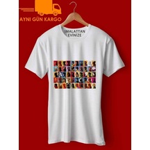 Marvel Kahramanlar Baskılı Tişört Tshirt Ücretsiz Kargo