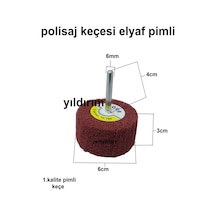 Cila Keçesi Kuyumcu Parlatıcı Pimli Matkap için 60lık