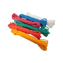 10 Metre Naylon Çamaşır İpi 24 Lü Çok Renkli