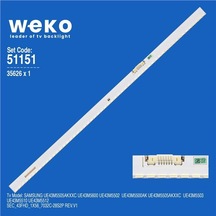 Samsung Ue43m5510 43'' 1 Adet Tv Led Bar Tvnizi Açıp İçindeki Led Barla Birebir Aynısı Olduğunu Görmeden Almayınız. Sonrasında İade Almamaktayız. Beyaz
