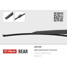Silecek - 190 - Süpürgesi Arka Muz Tipi 380mm Seat Ibiza V 6j5 03/8 . Ibiza V St - Edntrend - 6j8 03/10