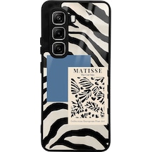 İnfinix Hot 50 Pro Zebra Matısse Tasarımlı Glossy Telefon Kılıfı Çok Renkli