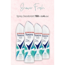 Rexona 72 Saat Shower Fresh Kadın Sprey Deodorant 4 x 150 ML