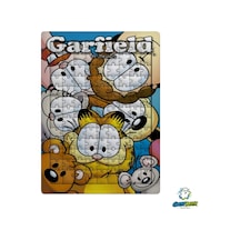 Ghostbastır Design Garfield 99 Parça Ayaklı Puzzle Dekoratif Çocuk Yapbozu 0152