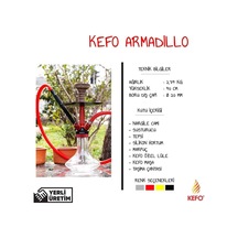 Armadillo Çantalı Nargile Takımı Sarı Renk