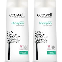 Ecowell Yağlı Saçlar İçin Organik Şampuan 2 x 300 ML Ecowell Yağlı Saçlar İçin Organik Şampuan 2 x 300 ML