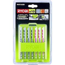 Ryobi Rak10Jsb 10 Parça T Tipi Ahşap-Metal Dekupaj Bıçak Seti N11.1104