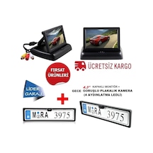 lidergaraj Park Sensörü Kameralı 4.3''Kapaklı Ekran+Kamera