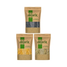 3'lü Glutensiz 100 Gr Beluga Mercimek + 100 Gr Sarı Mercimek + 100 Gr Yeşil Mercimek 1. Kalite