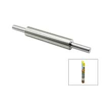 Vocen Rolling Pin Çelik Metal Merdane - Hamur Rulosu Merdane: 25cm - Sap: 2x9cm T.uzunluk:43cm 4915