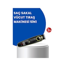 Uzun Pil Ömürlü Led Göstergeli Erkek Bakım Seti 5-in-1 Saç Sakal Tıraş Makinesi 1.5 Saat