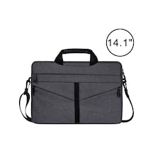 14.1 inç Omuz Askısı İle Laptop Çantası Koyu Gri 14.1 inch