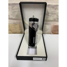 Promise Marka 4 Ateşlemeli Siyah Gri Puro Çakmağı İsme Özel Çakma