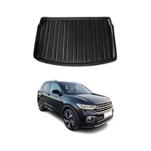 Vw T-cross 2018+ Uyumlu Araca Özel Kauçuk Tpe Bagaj Havuzu Siyah Üst Kademe İçin