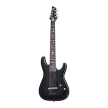 Schecter Damien Platinum-7 Elektro Gitar (Satin Black)