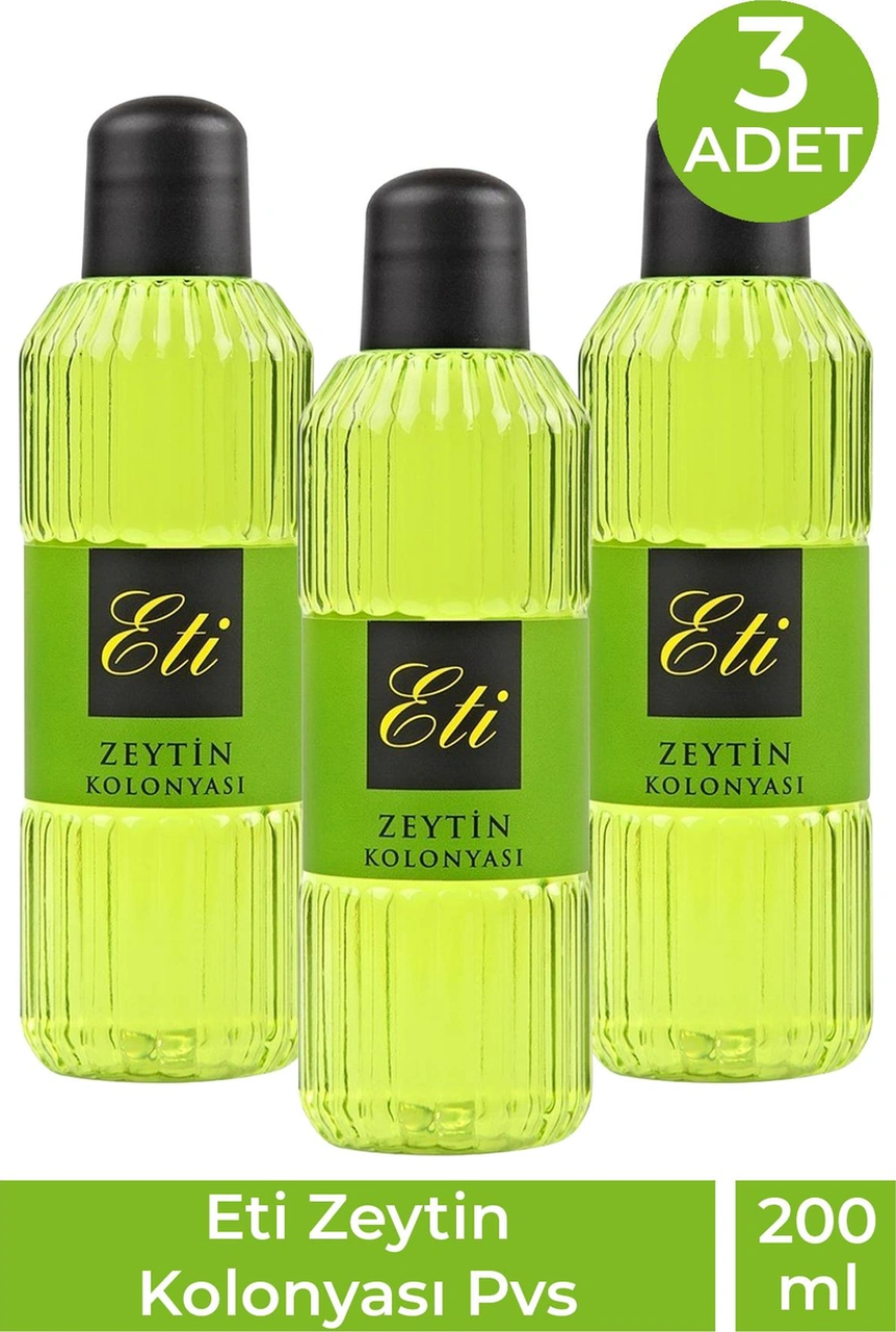 Eti Zeytin Kolonyası Pvc 200 Ml 3 Adet