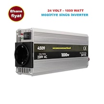 24 Volt - 1000 Watt Modifiye Sinus İnverter