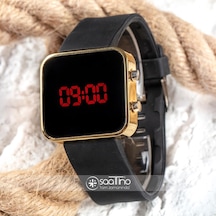 SPECTRUMWATCH LED Mini GOLD BLACK Unisex KOL SAATİ ST-303504