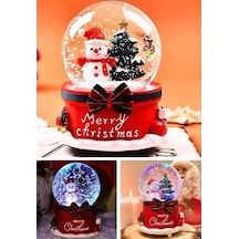 Yılbaşı Kardan Adam Işıklı Müzikli Kar Püskürtmeli Yeni Yıl Kardan Adam Temalı Kar Küresi 15 Cm Mega Boy Işıklı Müzikli Kar Püskürtmeli Hediye 01