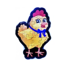 Civciv Şekilli Ahşap Puzzle Yapboz Yeni Ürün