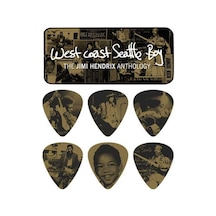 Jim Dunlop Jimi Hendrix West Coast 6lı Pena Seti Heavy