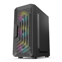 Raynox Dark Black Pc Case Case+4 Fan Raynox Dark Black Pc Case Case+4 Fan